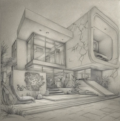 house drawing,cubic house,cube house,pencil and paper,dunes house,modern house,inverted cottage,graphite,archidaily,frame house,mid century house,architect plan,pencil drawings,garden elevation,architect,modern architecture,house shape,futuristic architecture,residential house,large home,Design Sketch,Design Sketch,Pencil