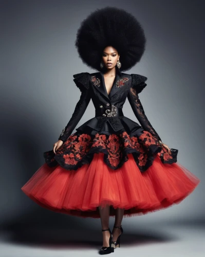 queen of hearts,matador,black woman,afro-american,afroamerican,vogue,afro american,afro american girls,hoopskirt,queen bee,brandy,african american woman,queen,vanity fair,afro,beautiful african american women,bjork,red coat,flamenco,black women,Photography,Fashion Photography,Fashion Photography 07