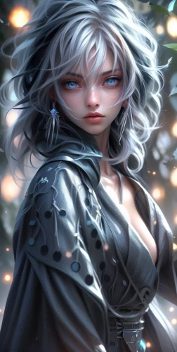 a200,white rose snow queen,sorceress,silver rain,silvery,silver,dark angel,dark elf,fantasy portrait,fuki,medusa,luna,black rose,winterblueher,fairy tale character,gunmetal,ice queen,swordswoman,caerula,the snow queen