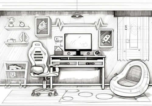 boy's room picture,sewing room,sci fi surgery room,doctor's room,baby room,consulting room,surgery room,kids room,study room,apartment,the little girl's room,an apartment,examination room,treatment room,computer room,working space,room,therapy room,workroom,livingroom,Design Sketch,Design Sketch,Fine Line Art