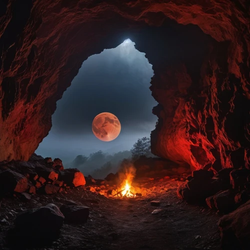 lava cave,lava tube,lava,valley of the moon,lava flow,volcanic,lava balls,moon valley,lunar landscape,blood moon,volcano,lava dome,door to hell,magma,blood moon eclipse,volcanic landscape,moonscape,volcanism,volcanic field,lunar eclipse,Photography,General,Natural