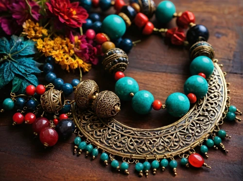 khamsa,genuine turquoise,hamsa,mehendi,rakhi,mehndi,women's accessories,floral ornament,necklace,novruz,gift of jewelry,circular ornament,boho,jewellery,crescent moon,rakshabandhan,radha,adornments,ornate,zoroastrian novruz
