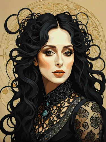 fantasy portrait,gothic portrait,medusa,celtic queen,artemisia,victorian lady,jaya,zodiac sign libra,gothic woman,zodiac sign leo,the enchantress,goth woman,fantasy art,gorgon,venetia,filigree,fashion illustration,della,zodiac sign gemini,sorceress,Illustration,Black and White,Black and White 02