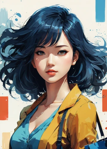 transistor,illustrator,blue painting,artist color,mulan,jasmine blue,digital painting,vector girl,color picker,study,rosa ' amber cover,girl with speech bubble,painting technique,nami,girl portrait,painting work,world digital painting,cosmetic brush,game illustration,painting pattern,Conceptual Art,Fantasy,Fantasy 16