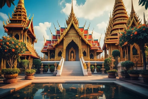 thai temple,buddhist temple complex thailand,phra nakhon si ayutthaya,grand palace,bangkok,chiang mai,cambodia,ayutthaya,chiang rai,thai,white temple,dhammakaya pagoda,asian architecture,thailand,buddhist temple,thai buddha,kuthodaw pagoda,thailad,myanmar,somtum,Photography,General,Realistic