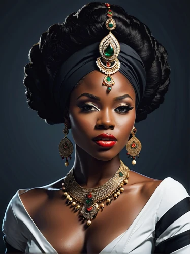 african woman,nigeria woman,african american woman,beautiful african american women,black woman,african culture,cleopatra,african,afro-american,afroamerican,afro american,black women,african art,adornments,queen crown,afro american girls,black skin,girl in a historic way,cameroon,bridal accessory,Conceptual Art,Fantasy,Fantasy 06