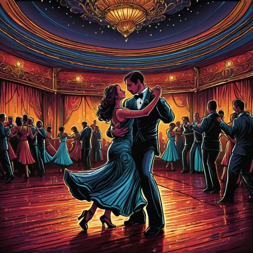 ballroom dance,ballroom,argentinian tango,waltz,dancing couple,latin dance,salsa dance,tango argentino,kristbaum ball,tango,dancing,concert dance,the ball,dance,ballroom dance silhouette,dancesport,masquerade,dancers,to dance,country-western dance,Illustration,Realistic Fantasy,Realistic Fantasy 25