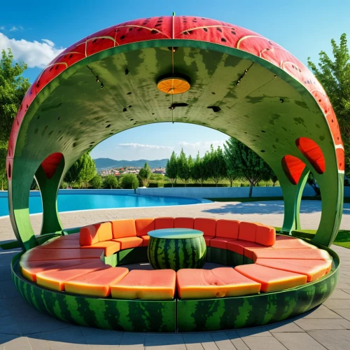 inflatable ring,inflatable pool,outdoor sofa,semi circle arch,outdoor furniture,patio furniture,garden furniture,beach furniture,outdoor play equipment,watermelon umbrella,mexican hat,bean bag chair,pop up gazebo,beach tent,cabana,chaise lounge,round hut,fire pit,bounce house,round arch,Photography,General,Realistic