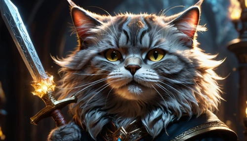 cat warrior,maincoon,siberian cat,norwegian forest cat,thorin,british longhair cat,domestic long-haired cat,lokportrait,merlin,nebelung,napoleon cat,breed cat,loki,cat,silver tabby,witcher,cat european,whiskered,cat vector,the cat,Photography,General,Fantasy