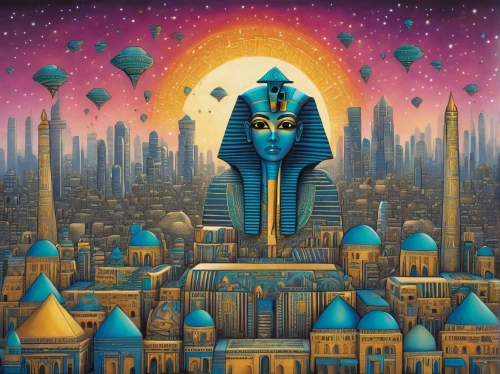 nile,karnak,pyramids,pharaohs,horus,pharaoh,cairo,the sphinx,sphinx pinastri,metropolis,ancient city,pharaonic,the cairo,sphynx,russian pyramid,king tut,sphinx,egyptian temple,temples,astral traveler,Illustration,Abstract Fantasy,Abstract Fantasy 03