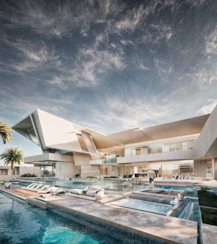 futuristic architecture,futuristic art museum,modern architecture,jumeirah,jumeirah beach hotel,luxury home,arq,infinity swimming pool,roof top pool,dunes house,luxury property,modern house,swimming pool,archidaily,pool house,leisure facility,3d rendering,yas island,abu-dhabi,largest hotel in dubai