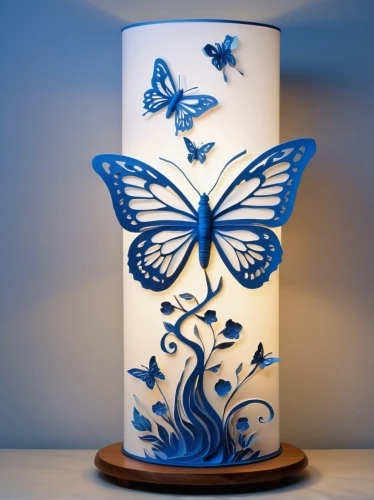 blue lamp,blue and white porcelain,ulysses butterfly,table lamp,mosaic tea light,morpho butterfly,blue butterfly background,butterfly floral,janome butterfly,blue wooden bee,table lamps,blue butterflies,blue morpho,blue morpho butterfly,mosaic tealight,bedside lamp,mazarine blue butterfly,votive candle,blue butterfly,miracle lamp,Unique,Paper Cuts,Paper Cuts 01