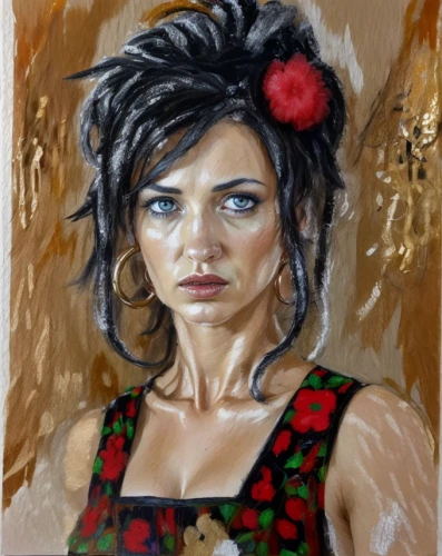 girl in a wreath,oil painting,portrait of a girl,photo painting,woman portrait,girl portrait,italian painter,oil painting on canvas,oil paint,artist portrait,khokhloma painting,portrait of a woman,oil on canvas,young woman,woman at cafe,girl in flowers,desert rose,girl with bread-and-butter,girl with cloth,fabric painting