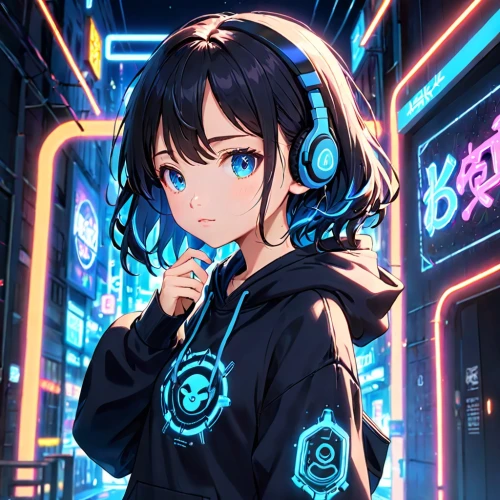 nico,headphone,cyan,hatsune miku,miku,listening to music,anime japanese clothing,music background,honolulu,headphones,headset,cyber,hoodie,earphone,tracksuit,shibuya,music player,operator,cg artwork,would a background,Anime,Anime,Traditional