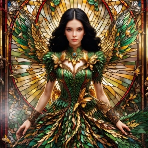 the enchantress,faery,fantasy art,fantasy woman,fairy queen,faerie,celtic queen,archangel,vanessa (butterfly),sorceress,fairy peacock,fantasy portrait,heroic fantasy,fantasy picture,virgo,rosa 'the fairy,goddess of justice,rosa ' amber cover,baroque angel,fairy tale character