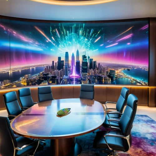 conference room,meeting room,boardroom,conference room table,board room,conference table,luxury suite,great room,projection screen,modern decor,interior design,search interior solutions,suites,blur office background,contemporary decor,interior decoration,oasis of seas,ufo interior,breakfast room,glass wall,Illustration,Realistic Fantasy,Realistic Fantasy 20