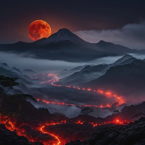 volcanic landscape,lava,volcanic field,volcanic,volcano,mount etna,lava flow,volcanic eruption,active volcano,volcanos,volcanism,magma,volcanic activity,volcanoes,lava balls,etna,fire in the mountains,the volcano,blood moon,lava river,Photography,General,Natural
