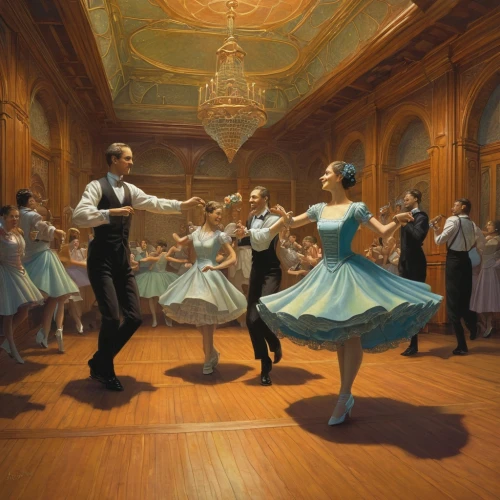 waltz,ballroom dance,ballet master,ballroom,dancers,ballerinas,danse macabre,folk-dance,dance,square dance,ballet don quijote,ballet,concert dance,twirls,dancing,pirouette,dancesport,dance club,latin dance,valse music,Illustration,Realistic Fantasy,Realistic Fantasy 44