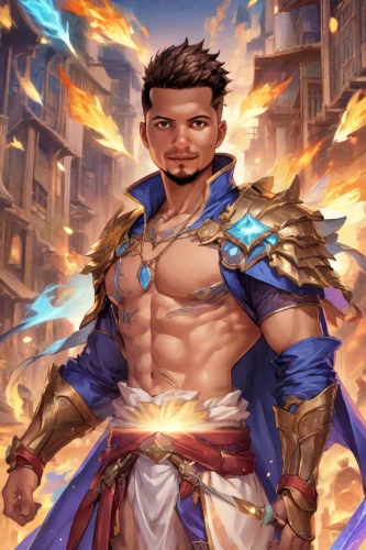 dane axe,male character,bonifacio,greek,aladha,putra,barbarian,perseus,zeus,valencia,greek god,lorenzo,aladin,joseph,pharaoh,centurion,hero,joshua,poseidon god face,vane,Digital Art,Anime