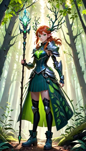 merida,fae,druid,background ivy,elza,monsoon banner,patrol,forest clover,forest background,elven forest,nami,dryad,celtic queen,summoner,sorceress,defense,druid grove,the enchantress,aa,rusalka,Anime,Anime,General