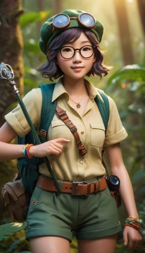 park ranger,zookeeper,scout,biologist,girl scouts of the usa,khaki,hiking equipment,adventurer,safari,scouts,pathfinders,explorer,cosplay image,hiker,mountain guide,retro girl,pubg mascot,free wilderness,backpacker,forest workers,Photography,General,Cinematic