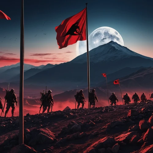 albania,red banner,banner set,hd flag,the sea of red,monsoon banner,red,kyrgyzstan som,nepal,red background,turkish flag,iwo jima,scythe,on a red background,cg artwork,game of thrones,armenia,unite,flags,party banner,Photography,General,Realistic