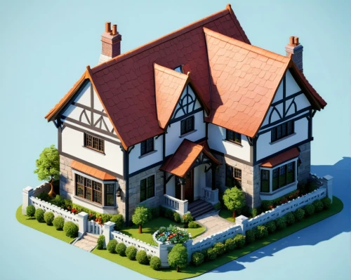 houses clipart,estate agent,house insurance,victorian house,house sales,house roofs,new england style house,small house,house shape,large home,3d rendering,residential house,residential property,miniature house,two story house,3d model,victorian,half-timbered house,3d render,property exhibition,Unique,3D,Isometric