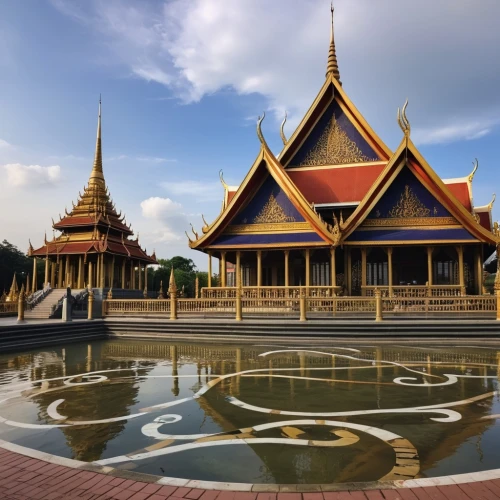 buddhist temple complex thailand,thai temple,grand palace,dhammakaya pagoda,chiang mai,chiang rai,phra nakhon si ayutthaya,cambodia,taman ayun temple,bangkok,buddhist temple,laos,vientiane,wat huay pla kung,thai,asian architecture,kuthodaw pagoda,southeast asia,thailand,somtum,Photography,General,Realistic