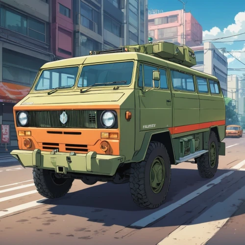 uaz-452,uaz-469,uaz patriot,gaz-53,ural-375d,kamaz,military vehicle,armored car,kei truck,vanagon,russian truck,armored vehicle,medium tactical vehicle replacement,rust truck,magirus,volkswagenbus,new vehicle,land vehicle,mercedes-benz g-class,special vehicle,Illustration,Japanese style,Japanese Style 03