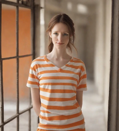 horizontal stripes,orange,orange color,stripes,bright orange,orange half,girl in t-shirt,striped,striped background,orange cream,stripe,pippi longstocking,cotton top,liberty cotton,orange blossom,yellow orange,murcott orange,fresh orange,tilda,orange robes