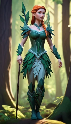 dryad,druid,fae,poison ivy,druid grove,wood elf,elven forest,the enchantress,merida,celtic queen,faerie,background ivy,fantasy woman,elven,ivy,rosa 'the fairy,faery,forest clover,scandia gnome,male elf,Unique,3D,Low Poly