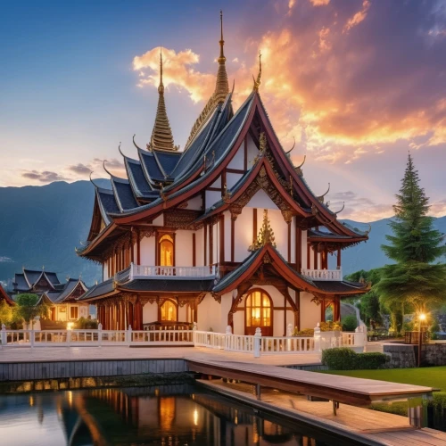 thai temple,asian architecture,buddhist temple complex thailand,buddhist temple,chinese temple,hall of supreme harmony,chinese architecture,chiang mai,the golden pavilion,white temple,chiang rai,golden pavilion,forbidden palace,thai,fairy tale castle,pagoda,fairytale castle,japanese architecture,gold castle,thailand,Photography,General,Realistic