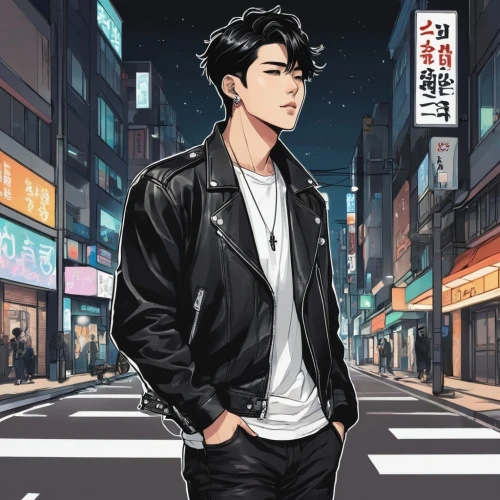 choi kwang-do,guk,busan night scene,songpyeon,korean drama,gangneoung,yukio,ziu,hong,kdrama,anime japanese clothing,busan,pedestrian,gyeonggi do,seoul,so in-guk,ren,tokyo city,apgujeong,a pedestrian,Illustration,Japanese style,Japanese Style 06