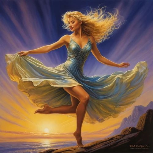 celtic woman,gracefulness,twirl,dancer,twirling,wind wave,the wind from the sea,twirls,latin dance,dance,dance with canvases,little girl in wind,fairies aloft,fantasy art,little girl twirling,belly dance,love dance,the sea maid,whirling,baton twirling,Illustration,Realistic Fantasy,Realistic Fantasy 32