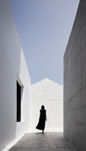 archidaily,white room,mortuary temple,exposed concrete,white temple,holocaust memorial,caravansary,soumaya museum,concrete blocks,middle eastern monk,concrete wall,concrete construction,tombs,qasr azraq,inside courtyard,japanese architecture,cement wall,courtyard,whitespace,daylighting,Illustration,Black and White,Black and White 33