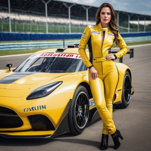 sprint woman,ford gt 2020,hennessey viper venom 1000 twin turbo,maserati racing,sports car racing,race car driver,yellow jumpsuit,motorboat sports,electric sports car,automobile racer,british gt,weineck cobra limited edition,motor sport,daytona sportscar,american sportscar,endurance racing (motorsport),lotus 2-eleven,race driver,adam opel ag,auto racing,Photography,General,Realistic