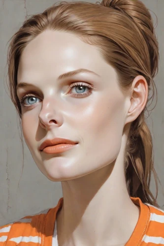 digital painting,orange,world digital painting,painting technique,oil painting,female model,portrait of a girl,woman's face,oil painting on canvas,woman face,portrait background,drawing mannequin,hand digital painting,oil paint,fashion illustration,girl portrait,oil on canvas,realdoll,female face,art model,Digital Art,Comic