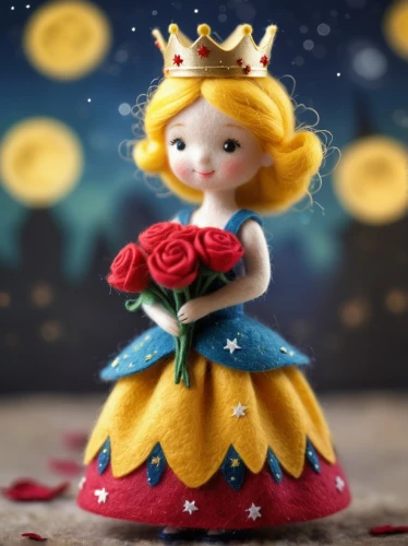 fairy tale character,princess sofia,fairy queen,queen of hearts,rosa 'the fairy,princess crown,cinderella,little girl fairy,rosa ' the fairy,little princess,doll figure,handmade doll,crown render,heart with crown,princess,doll dress,fairytale characters,queen of the night,collectible doll,princess anna,Unique,3D,Toy