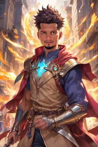 bonifacio,cg artwork,hero,god of thunder,hero academy,dane axe,leo,merlin,big hero,thundercat,lando,magus,kentaur,celebration cape,vane,rune,mercao,joshua,gabriel,vidraru,Digital Art,Anime