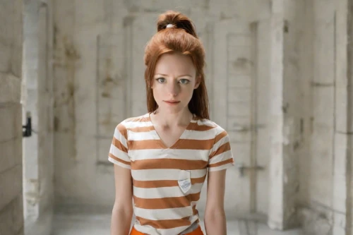 pippi longstocking,redhead doll,horizontal stripes,girl in t-shirt,artificial hair integrations,prisoner,raggedy ann,pumuckl,wooden doll,sigourney weave,wooden mannequin,designer dolls,female doll,isolated t-shirt,mime,fashion dolls,female model,dollhouse,optical ilusion,girl in a long