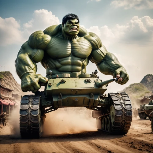 avenger hulk hero,incredible hulk,minion hulk,hulk,cleanup,combat vehicle,half track,monster truck,patrol,dodge power wagon,brock coupe,tank truck,aaa,armored vehicle,medium tactical vehicle replacement,strongman,uaz patriot,mad max,digital compositing,american tank,Photography,General,Cinematic