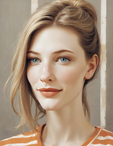 portrait background,digital painting,portrait of a girl,girl portrait,natural cosmetic,orange,color pencil,photo painting,oil painting,natural color,portrait,colored pencil background,realdoll,young woman,angelica,coloured pencils,french silk,world digital painting,artist portrait,orange color,Digital Art,Poster