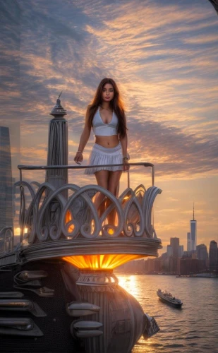 girl on the boat,girl on the river,new york harbor,jersey city,photo manipulation,on the roof,photoshop manipulation,on a yacht,on the pier,new york skyline,floating on the river,fantasy picture,image manipulation,manhattan skyline,hdr,photomanipulation,thames trader,perched on a wire,hoboken condos for sale,digital compositing,Common,Common,Photography