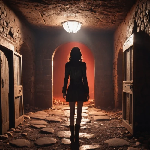 girl walking away,the threshold of the house,live escape game,clary,the girl in nightie,play escape game live and win,a girl in a dress,asylum,live escape room,hall of the fallen,abduction,hallway,woman walking,a dark room,digital compositing,passage,the door,threshold,visual effect lighting,escape,Photography,General,Realistic