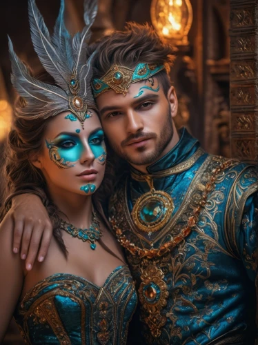 masquerade,asian costume,beautiful couple,couple goal,fantasy portrait,venetian mask,cirque du soleil,3d fantasy,romantic portrait,costumes,bodypainting,dancing couple,lions couple,passion photography,fantasy picture,fusion photography,teal blue asia,portrait photographers,pre-wedding photo shoot,wedding couple,Photography,General,Fantasy