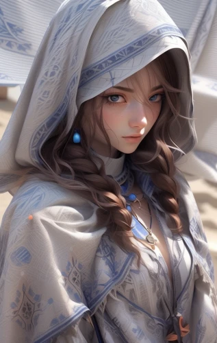 suit of the snow maiden,winterblueher,hanbok,cloak,mary 1,fairy tale character,girl in cloth,violet evergarden,lily of the desert,parasol,jasmine blue,priestess,cloth doll,mary,libra,rem in arabian nights,cg artwork,azure,female doll,delphinium
