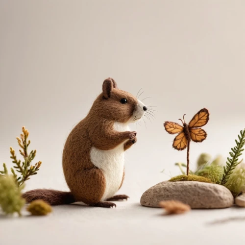 whimsical animals,miniature figures,small animals,schleich,woodland animals,tiny world,miniature figure,nuts & seeds,acorns,dormouse,field mouse,anthropomorphized animals,meadow jumping mouse,miniatures,miniature,cute animals,cloves schwindl inge,small animal,wild seeds,rodentia icons,Photography,General,Commercial