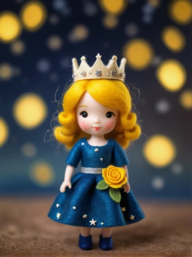 princess crown,cinderella,fairy tale character,queen of the night,princess sofia,doll figure,collectible doll,crown render,handmade doll,miniature figure,fairy queen,princess' earring,little princess,fairytale characters,heart with crown,wind-up toy,tiara,figurine,gold foil crown,doll dress,Unique,3D,Toy
