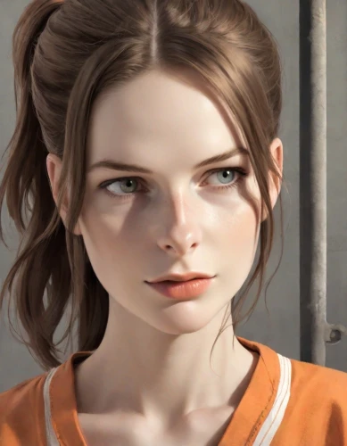 clementine,lilian gish - female,orange,portrait of a girl,girl portrait,croft,realdoll,nora,maya,lis,orange color,cinnamon girl,orange robes,marguerite,doll's facial features,the girl's face,piper,lori,daisy 2,daisy,Digital Art,Comic