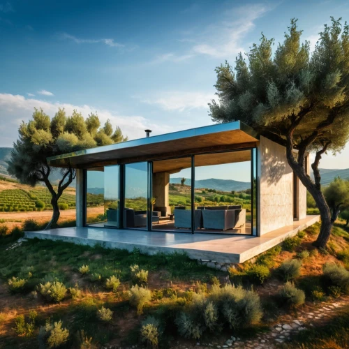 dunes house,holiday villa,olive grove,holiday home,summer house,provencal life,olive tree,home landscape,luxury property,smart home,pool house,cubic house,inverted cottage,the balearics,beautiful home,almond trees,private house,frame house,tuscan,corten steel,Photography,General,Fantasy